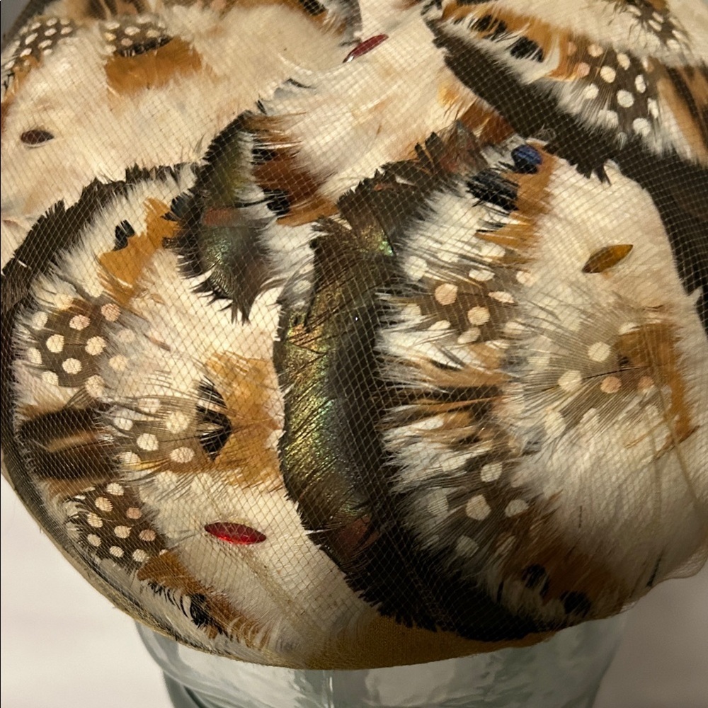 Vintage Chant’e Pheasant Feathered Women's Hat - Picture 4 of 7
